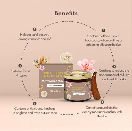 Coffee Walnut Body Scrub Normal to Oily Skin 100g