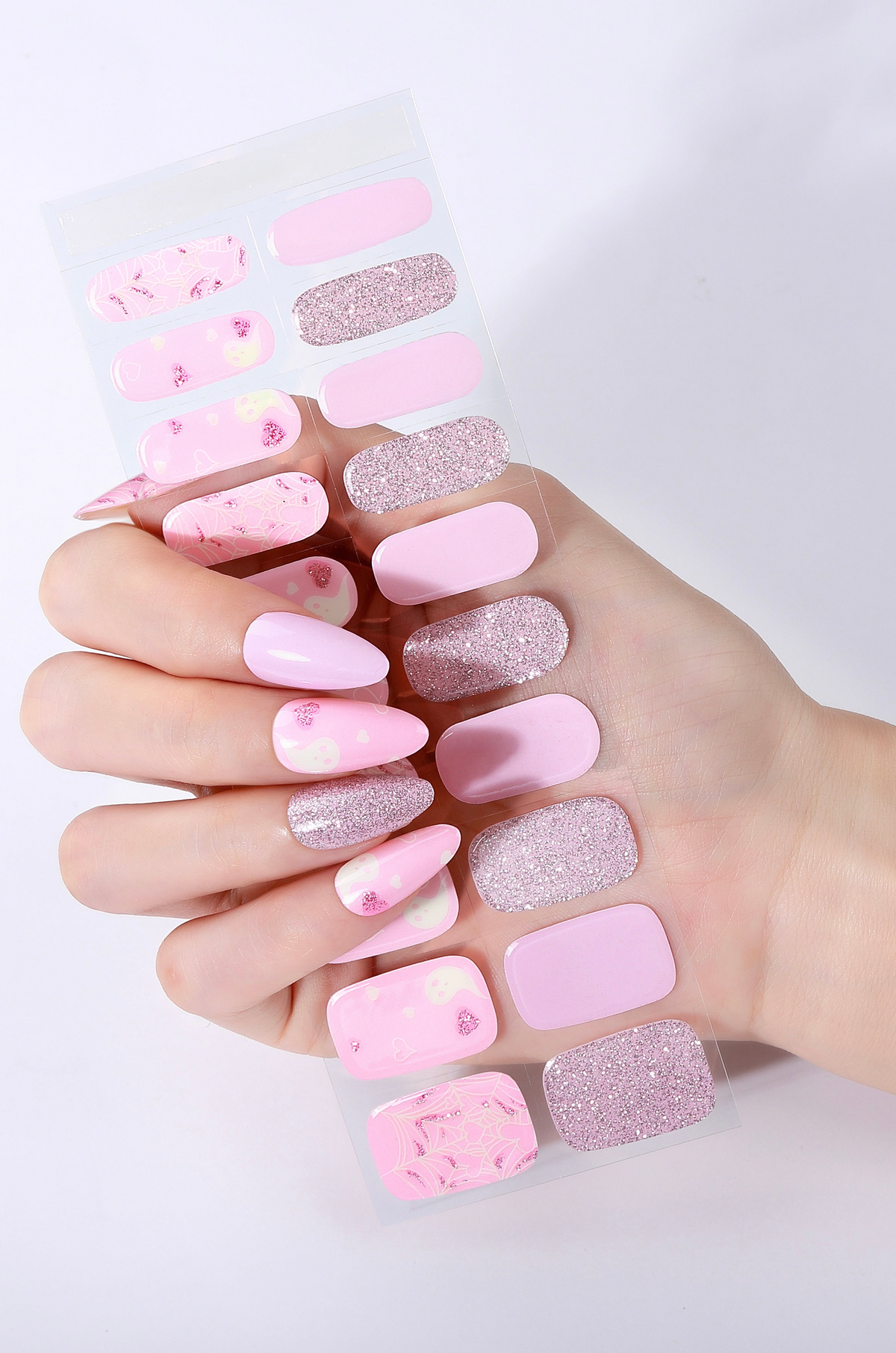 UV-Required Gel Nail Stickers – Newyork | 20 Strips