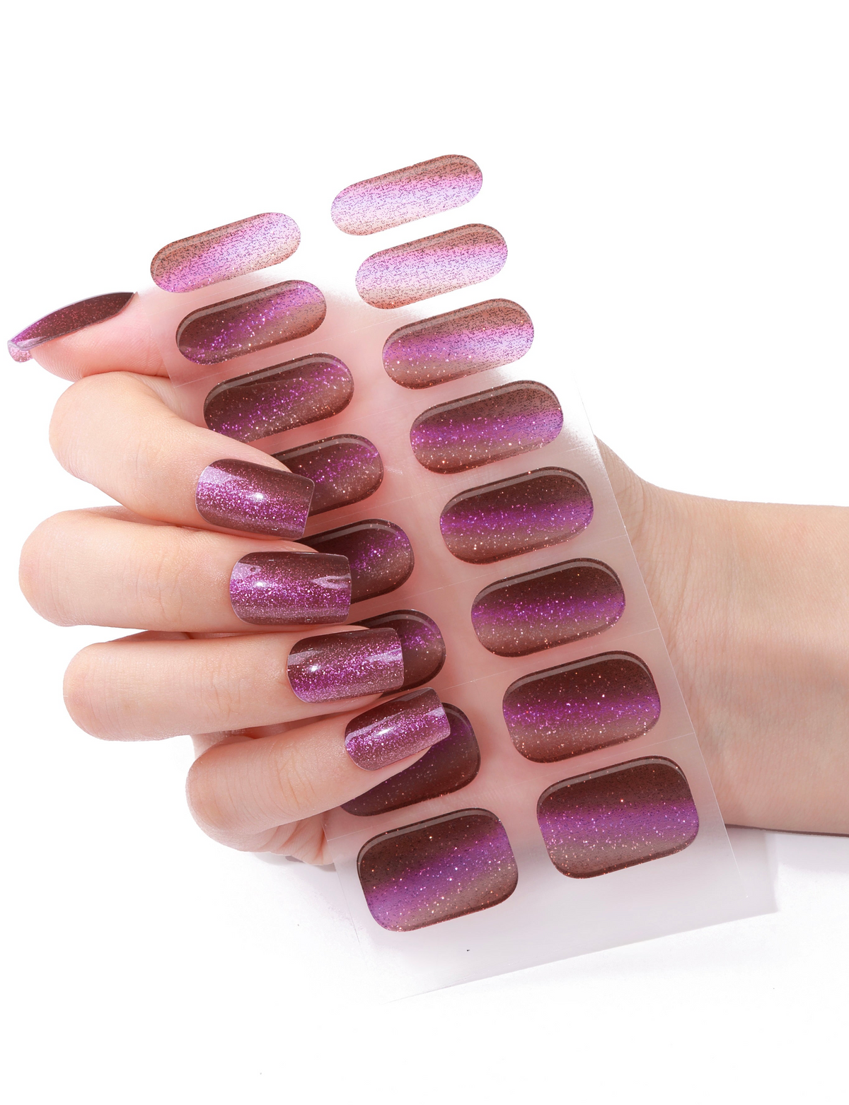 UV-Required Gel Nail Stickers – Tribeca | 16 Strips