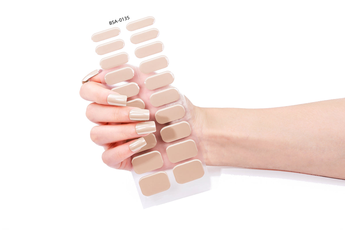 UV-FREE Gel Nail Stickers – Al Ula| 22 Strips
