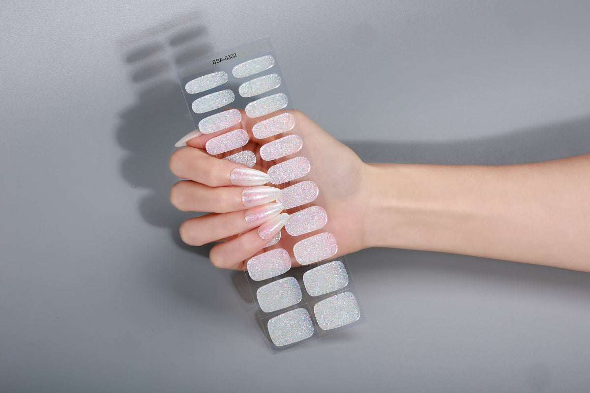 UV-FREE Gel Nail Stickers – Sariz | 22 Strips