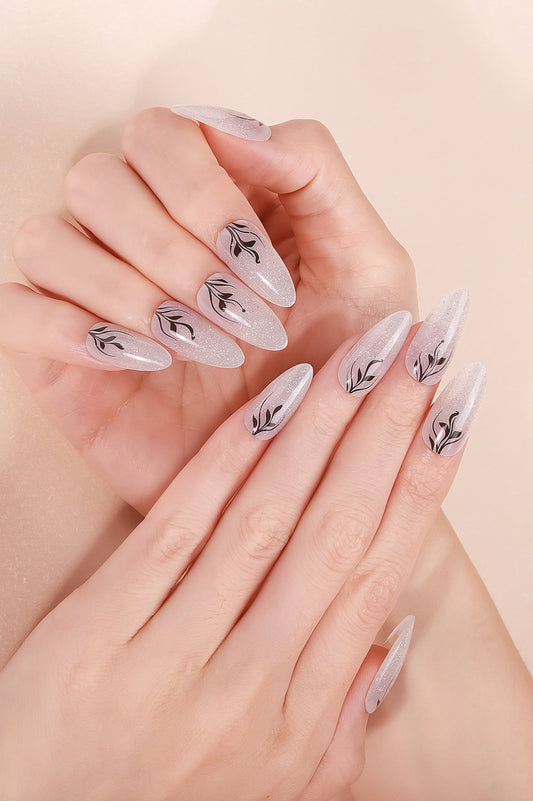 UV-FREE Gel Nail Stickers – Le Marais | 22 Strips