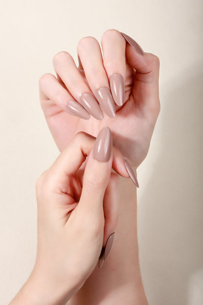 UV-FREE Gel Nail Stickers – Havana | 22 Strips