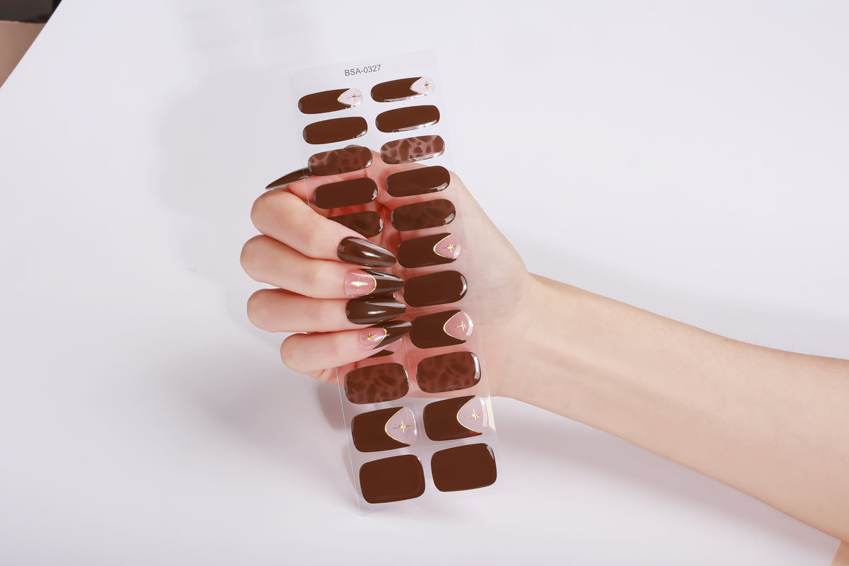 UV-FREE Gel Nail Stickers – Vienna | 22 Strips