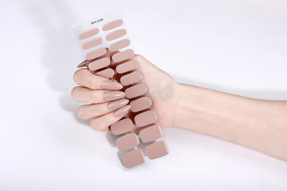 UV-FREE Gel Nail Stickers – Havana | 22 Strips
