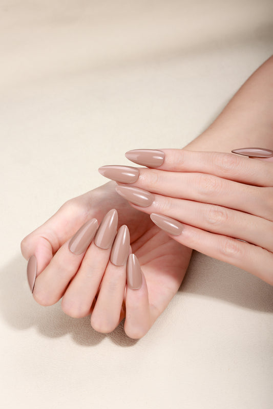 UV-FREE Gel Nail Stickers – Havana | 22 Strips