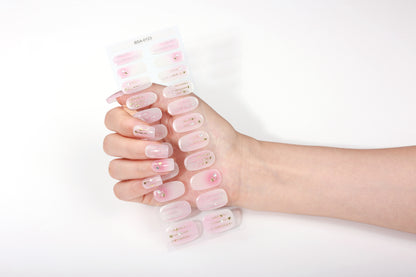 UV-FREE Gel Nail Stickers – Kayacık | 22 Strips
