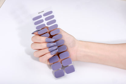 UV-FREE Gel Nail Stickers – El Poblado | 22 Strips
