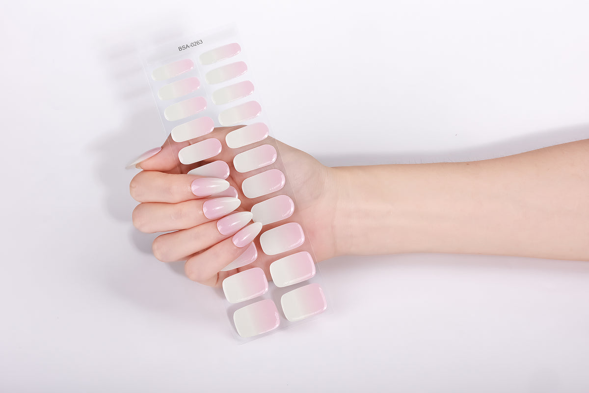 UV-FREE Gel Nail Stickers – Bodrum | 22 Strips