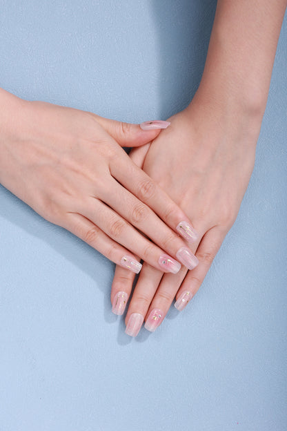 UV-FREE Gel Nail Stickers – Kayacık | 22 Strips