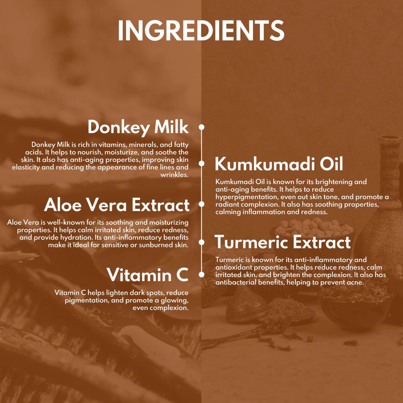 Kumkumadi & Donkey Illuminating Clay Mask with Niacinamide + Vitamin C