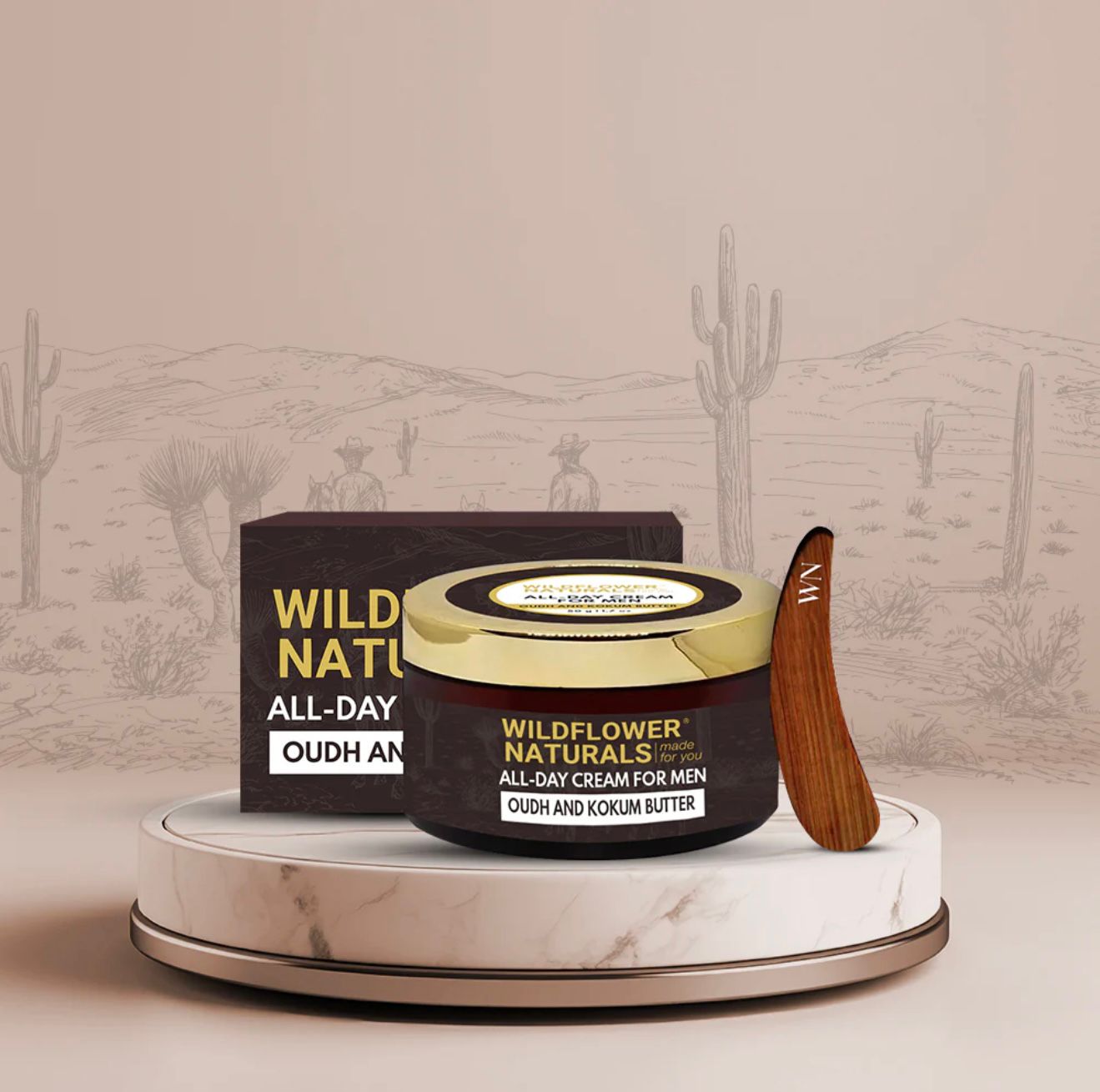 All-Day Cream for Men with Oudh and Kokum Butter 50g