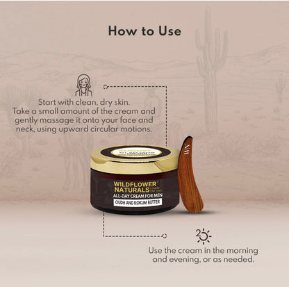 All-Day Cream for Men with Oudh and Kokum Butter