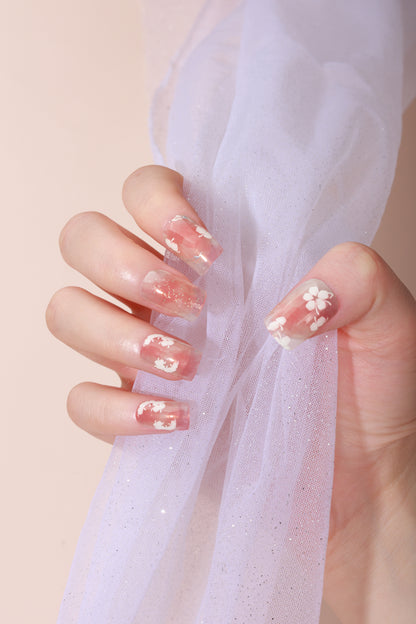UV-Required Gel Nail Stickers – Primaverii | 20 Strips