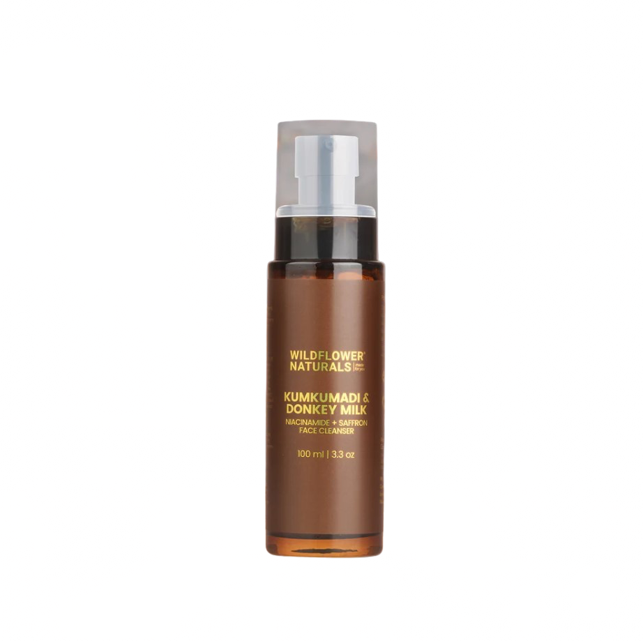 Kumkumadi + Donkey Milk Face Cleanser with Niacinamide & Saffron