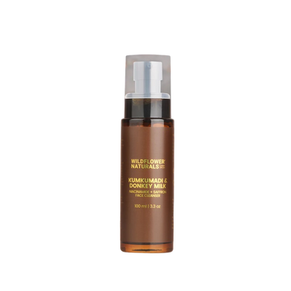 Kumkumadi + Donkey Milk Face Cleanser with Niacinamide & Saffron