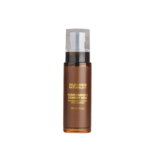 Kumkumadi + Donkey Milk Face Cleanser with Niacinamide & Saffron
