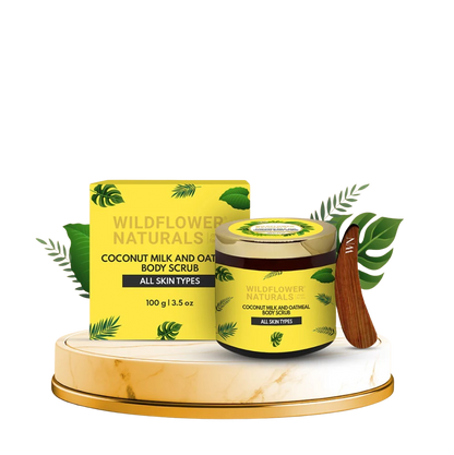 Coconut Milk and Oatmeal Body Scrub Normal to Dry Skin