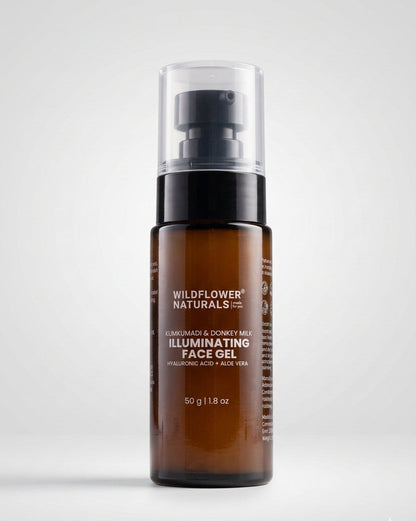 Kumkumadi & Donkey Milk Illuminating Face Gel with hyaluronic acid + Aloe vera 50ml