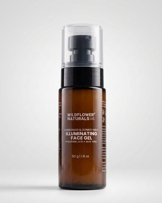Kumkumadi & Donkey Milk Illuminating Face Gel with hyaluronic acid + Aloe vera 50ml