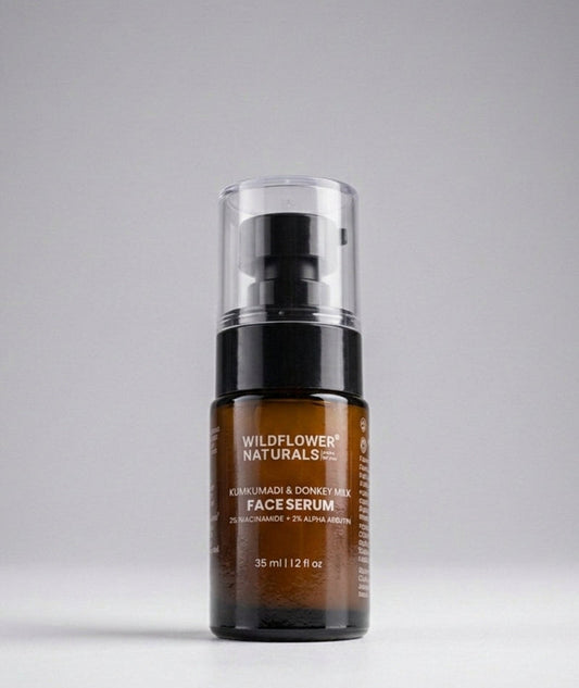 Kumkumadi & Donkey Milk Face Serum with 10% Niacin + 2% Alpha Arbutin 35ml