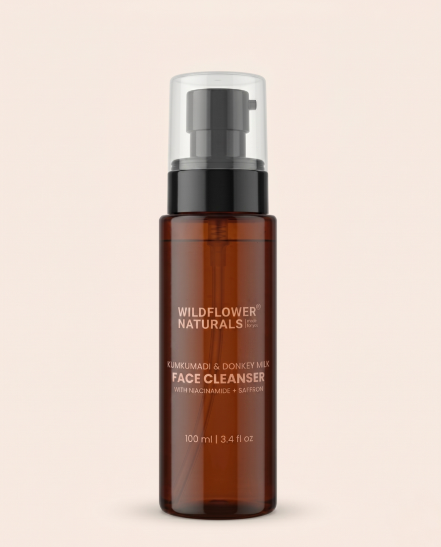 Kumkumadi + Donkey Milk Face Cleanser with Niacinamide & Saffron 100ml