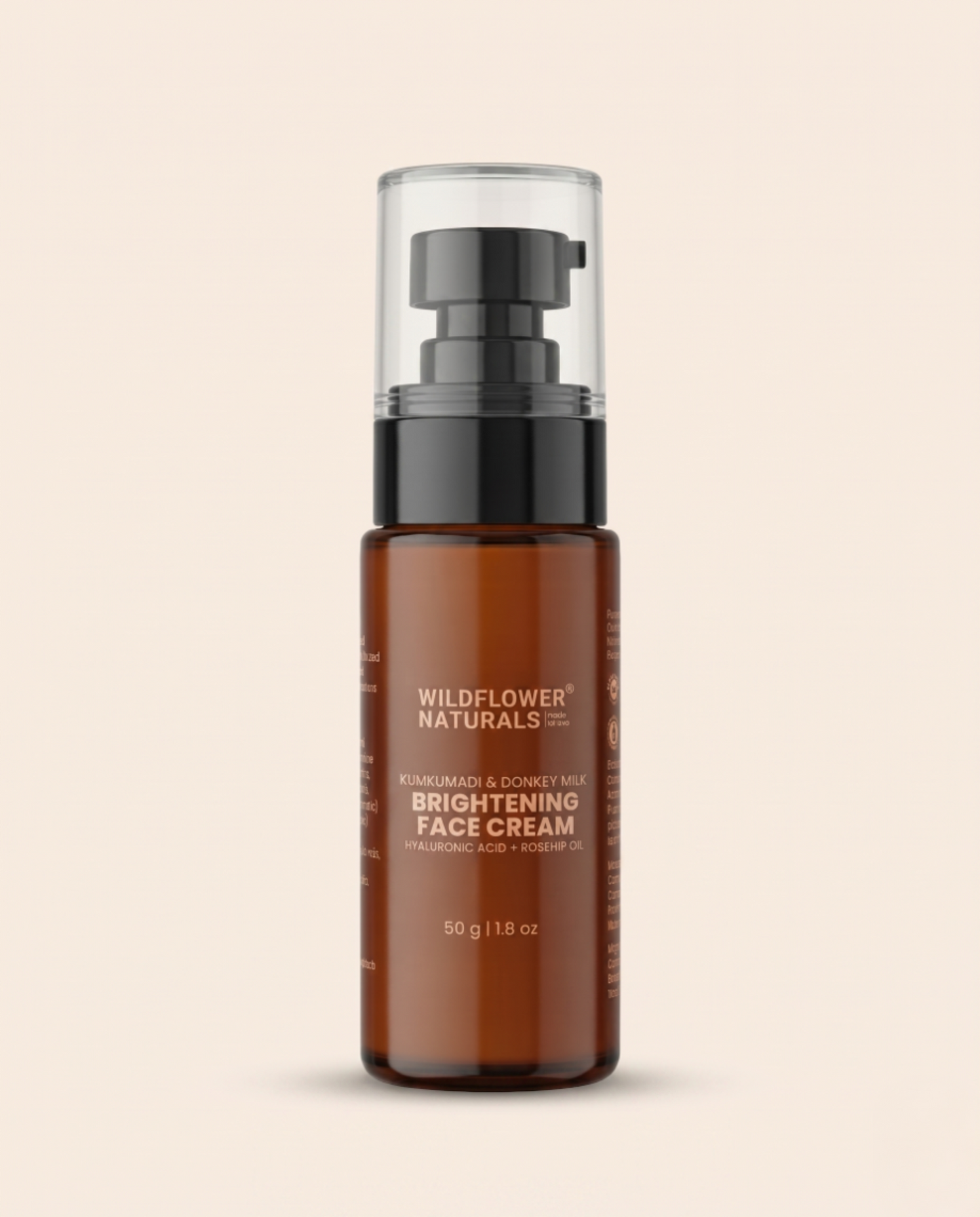 Kumkumadi & Donkey Milk Brightening Face Cream with Hyaluronic acid + Rosehip oil 50g