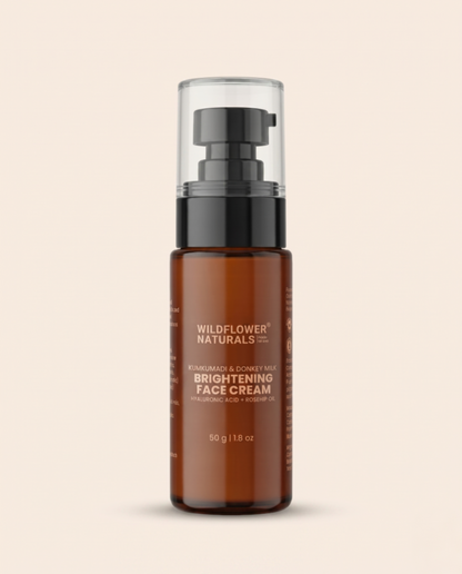 Kumkumadi & Donkey Milk Brightening Face Cream with Hyaluronic acid + Rosehip oil 50g
