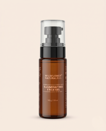 Kumkumadi & Donkey Milk Illuminating Face Gel with hyaluronic acid + Aloe vera 50ml