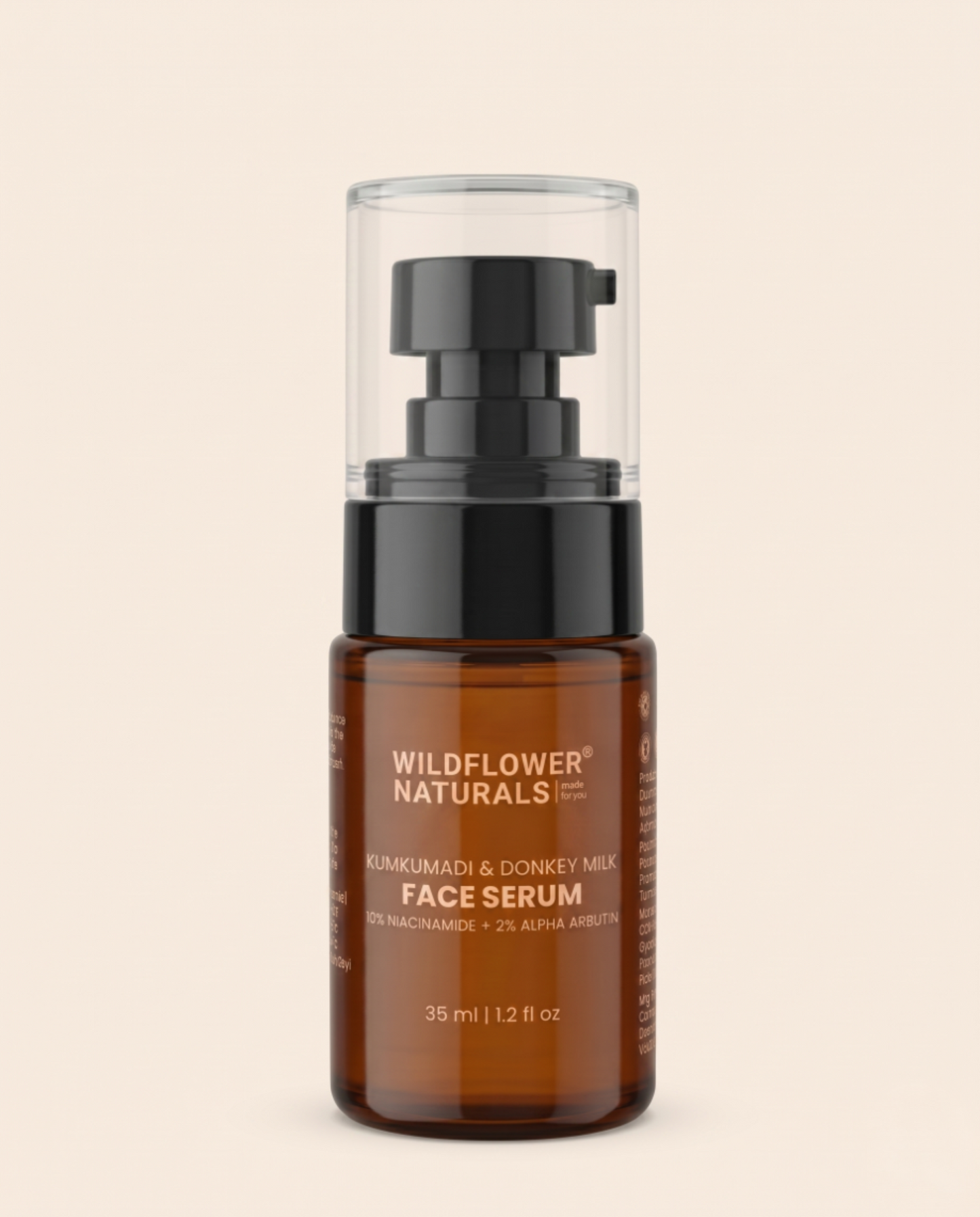 Kumkumadi & Donkey Milk Face Serum with 10% Niacin + 2% Alpha Arbutin 35ml