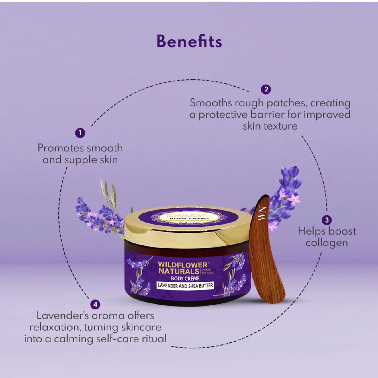 Body Cream with Lavender and Shea Butter