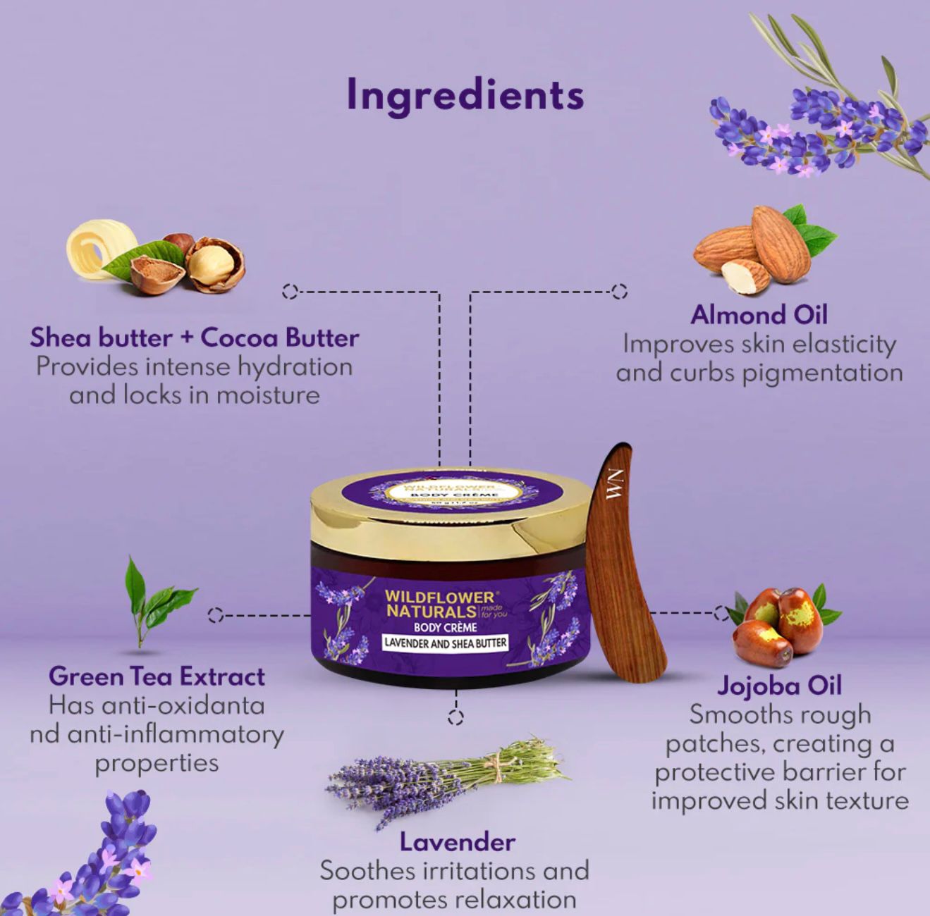 Body Cream with Lavender and Shea Butter