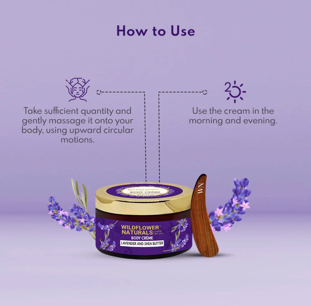 Body Cream with Lavender and Shea Butter