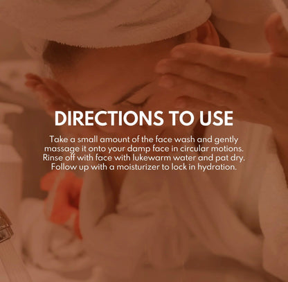 Kumkumadi + Donkey Milk Face Cleanser with Niacinamide & Saffron