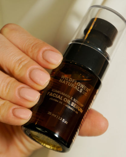 Kumkumadi & Rosehip Facial Oil Serum with Jojoba oil + Moringa oil 35ml